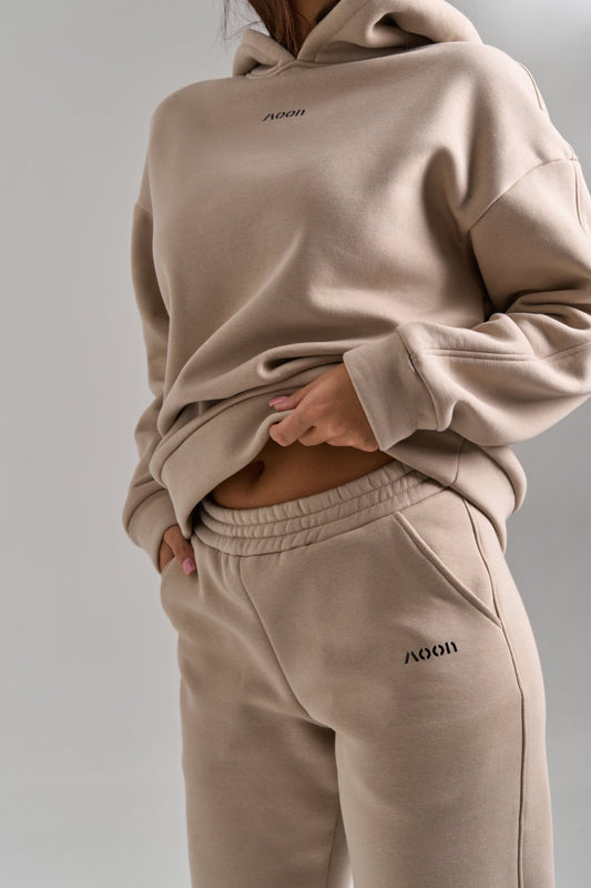 Ensemble MOON TEDDY Beige - ONLYJOGG