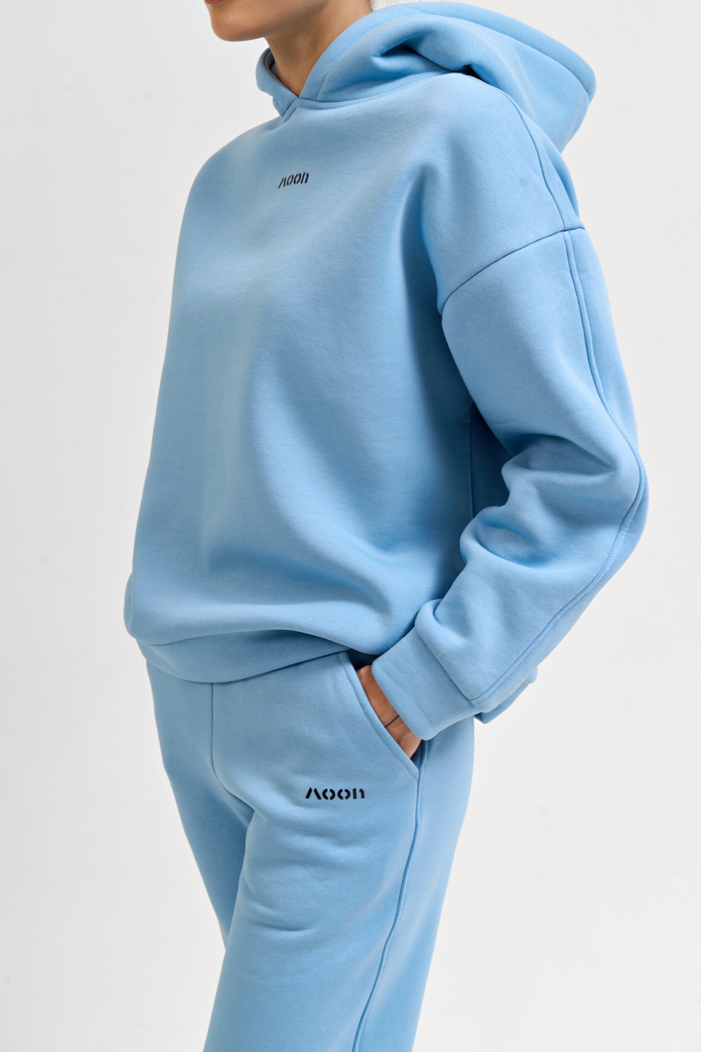 Ensemble MOON TEDDY Bleu