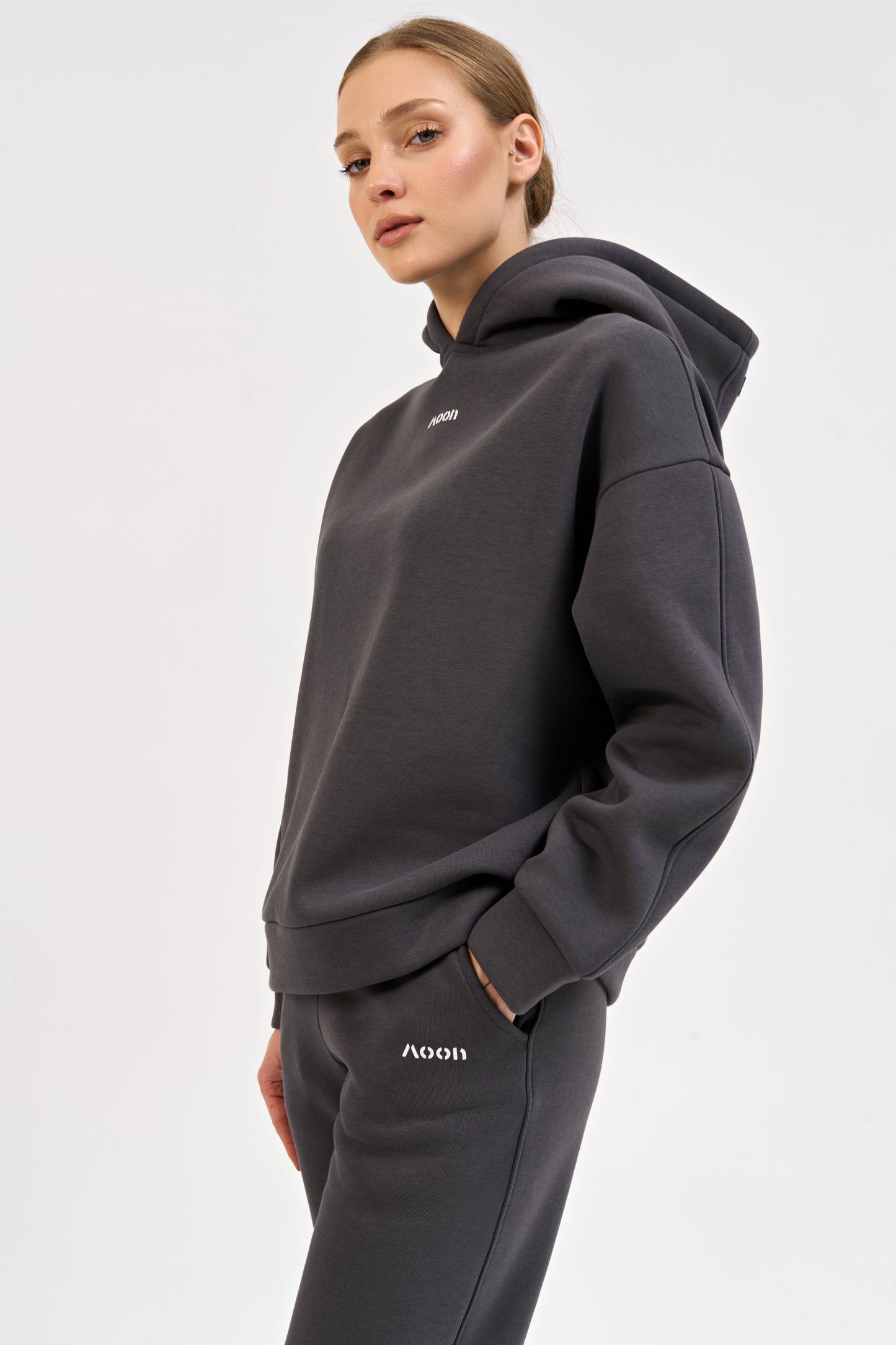 Ensemble MOON TEDDY Gris foncé