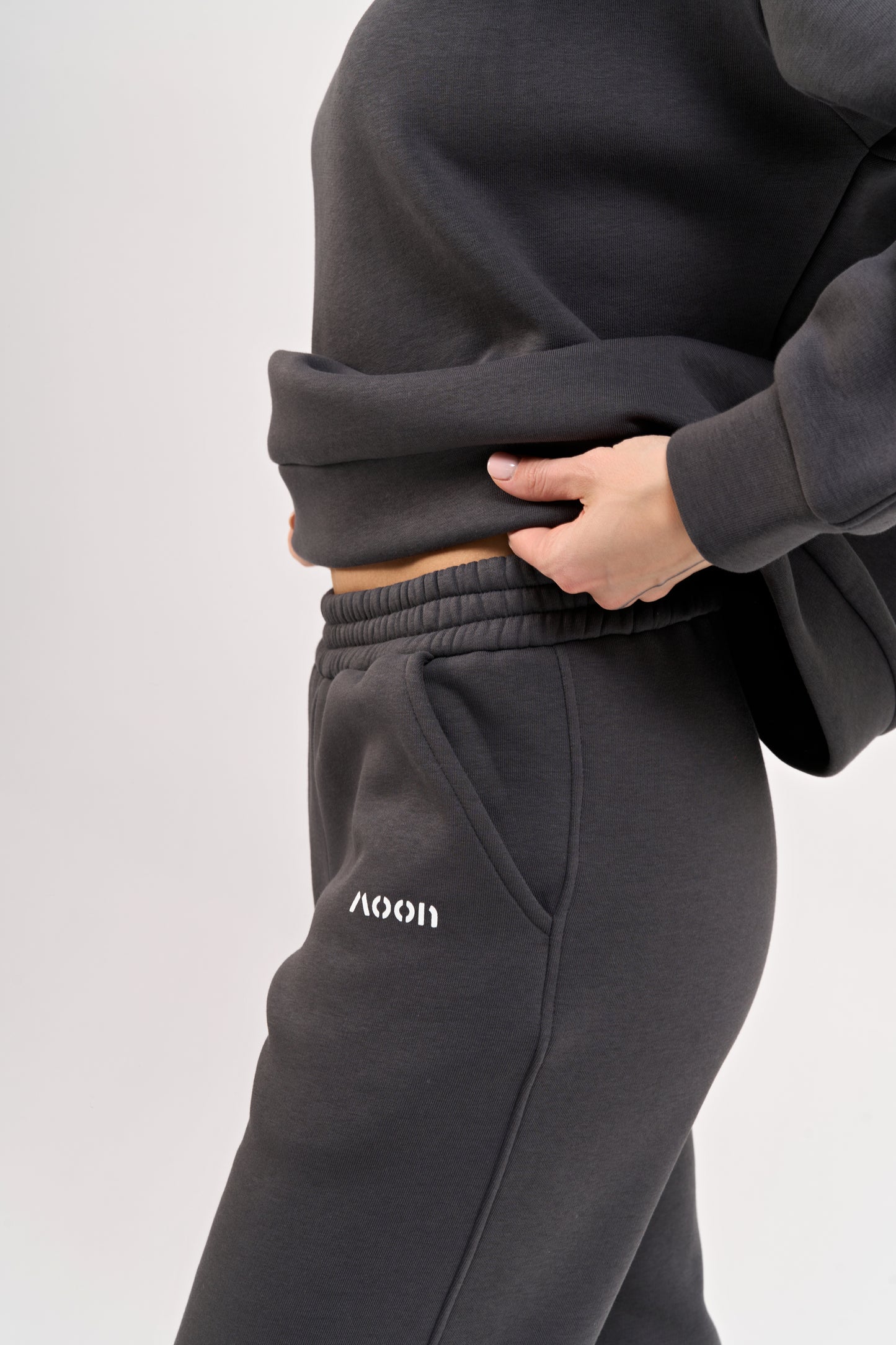 Ensemble MOON TEDDY Gris foncé